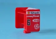 N2580 Scalextric Red Rear Wing Aerofoil Ferrari 643 F1 Shell Goodyear No.6 C2115