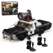 MOC Classic Movie Vehicle Blues Mobiles Pickup Truck Car Building Block Set