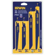 Irwin 11 Piece Bi-Metal Reciprocating Saw Blade Kit
