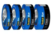 3M 3 Pack ScotchBlue 2090 Original Blue Painter's Tape 60 Yard Rolls