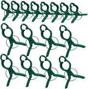 Toddmomy Garden Plant Clips Set 50pcs Plastic Plant Clips for Climbing Vines Stems Flowers Strong Easy to Install
