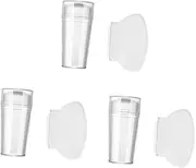 Healvian Nail Art Tools Set 3pcs Nail Art Stampers Scrapers Silicone Scraper for Women Girls