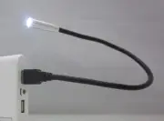 BOOK READING LED LIGHT USB Mini for Travel Laptop PC Desk Flexible Snake lamp
