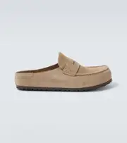 [Birkenstock] Birkenstock Naples suede mules UK 11.5 beige