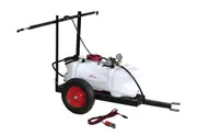100L ATV Weed Sprayer Spray Tank Boom Trailer Chemical Farm Pump Water