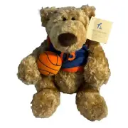GUND Pottery Barn BASKETBALL CLANCY TEDDY BEAR 10" Kids Plush Stuffed Animal Toy