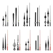 Clock Hands Kit, 20 Set Clock Hands Kits Parts Replacement,10 Styles