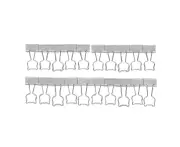 20Pcs Small Binder Clips Little Bear Handle Design Eco Friendly Durable Sturdy Multifunction Small Paper Clips