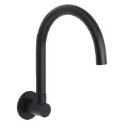 Bathroom Round Upward Swivel Bath Spout Water Outlet Bathtub Filler Matt Black