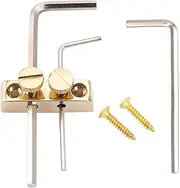 Musiclily Pro Guitar Bass Allen Key Wrench Holder for Floyd Rose Tremolo Bridge, Gold