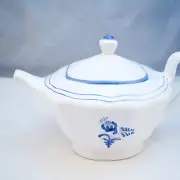 Crate & Barrel Italy #400-467 LAURA Teapot NEW READ