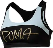 [PUMA] Women's 4 Keeps Sweet Bra M, Black/Light Sky, L