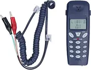 Corded Telephone,12 Digit LCD Display Basic Trimline Corded Phone,Automatic Recognition Home Phone,for Home Office