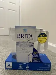 Brita 5 Cup Filter Pitcher White NEW