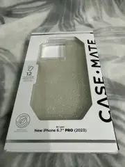 Case-Mate iPhone 15 Pro Max Case -Sheer Crystal Champagne 12ft Drop Protection.