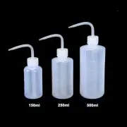 Office Laboratory Equipment Measuring Bottle Capacity Clean Transparent White Pl