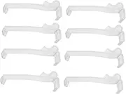 HOLIDYOYO 10pcs Curtain Clips Vertical Curtain Holders for Home Use No Snagging Design Convenient Latch Clips for Living Bedroom Bathroom and Kitchen