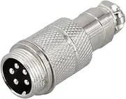 CCWUTQF 5/8" Female Male Plug GX16 Circular Connector 2Pin3pin4pin 5pin6pin7pin8pin9pin10pin Diameter 16mm L73 RS765 DF16 M16(5Pin Male Plug)