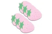 6x Fumfings Soft 5cm Squidgy Strawberry Kids Squishy Sensory Fruit Toy 3y+ Pink