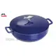 【易油網】Staub 鑄鐵鍋 魚鍋 28cm 4.65L 藍 #40510-326