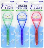 3 Pureline Tongue Cleaner Scraper Oralcare Colors Vary Set of 3