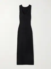 [SIR.] SIR. - Chiara Cotton-blend Bouclé Maxi Dress - Black - 1 1 Black