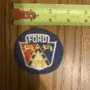 Vintage Patch, Ford Motor Shield Patch Crest Lions Auto Service Uniform