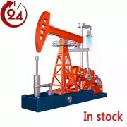 DIY Oil Pumping Unit Metal Assembly Model Electric Pump Jack Creative Kit Toys