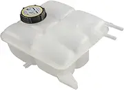 YzusGomumu 630-650 Engine Radiator Coolant Overflow Reservoir Tank with Cap Compatible with 2004-2013 Volvo C30 C70 S40 V50 Ford Focus 2.4L 2.5L L5 Replaces 30776151 1438913 30680002 30680958 30722616