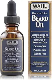 Wahl Beard Oil with Essential Oils for Moisturizing Skin & Beard Hair – Manuka Oil, Meadowfoam Seed Oil, Clove Oil, Moringa Oil – 1 Oz