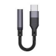 Type C to 3.5mm Auxs Adapter 3.5mm Sound Cable for Phone Tablets Laptops