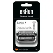Braun Series 7 73S Electric Shaver Head Replacement (Silver)