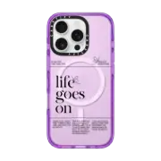 iPhone 16 Pro Impact Case MagSafe Compatible Life Goes On