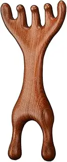Massage Comb, Nose Tool, Facial Wood Sha Tool, Handheld Meridians Wooden Scalp Massager, for Stress Relax,Suitable for Scalp, Eyes, Face, Neck, Shoulders