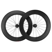 700C Road Bike Clincher 88mm Fixed Gear Wheelset Bike Front 18 Hubs Wheels