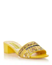 Dolce & Gabbana Women's Heeled Slide Sandals