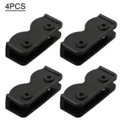 Essential Camping Accessories Black Plastic Tent Support Brackets (4pcs)