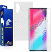 ArmorSuit Samsung Note 10 Screen Protector + White Carbon Fiber Protector USA