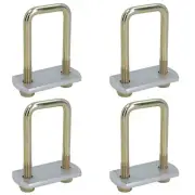 4 Pack M10 40mm x 88mm U-Bolt N-Bolt with Plates & Nuts HIGH TENSILE