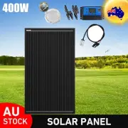 12V 400W Solar Panel Kit Mono Home Caravan Camping Battery Charging Controller