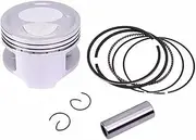 66mm 66.25mm 66.5mm 66.75mm 67mm STD +25 +50 +75 +100 Motorcycle Cylinder Engine Piston Rings For VANVAN-RV200L7 17-2019(STD Piston Ring)