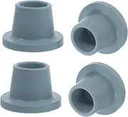 4pcs Sooth Chair Bath Chair Foot Cover Leg Caps Stool Leg Floor Protectors Rubber Bath Foot Cover Crutches Tips Rubber Grey