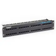 Black Box JPM906A-R5 GigaBase 48-Port Cat5e Patch Panel, Unshielded, 2U