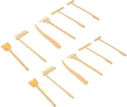Anneome 2Sets Zen Sand Garden Tools Rake Kits for and Relaxation for DIY Sand Tray Art and Meditation Activities Creative Zen Garden