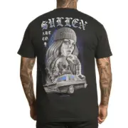 Sullen Men's Pump Action Standard Black Short Sleeve T Shirt (BK)
