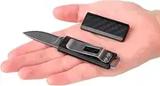 NHDT SW904 Small pocket knife with Sheath. 1.66Inch Sharp Edge Blade Mini portable knife,Indoor,Hunting,Camping, Fishing, Outdoors Tactical Knife With Clip