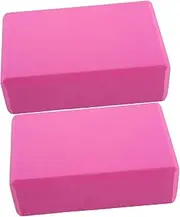 JUMPLAWN Yoga Blocks for Adults Boys and Girls 2pcs Non-slip Eva Blocks for Pilates Yoga and Flexibility Training