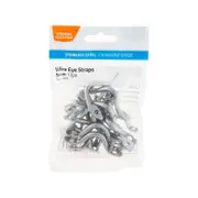 Taskmaster 5mm 316 Stainless Steel Wire Eye Strap - 12 Pack