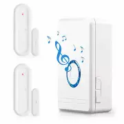 Wireless Door Window Open Burglar Alarm Magnetic Sensor Kids Safety with 2Sensor
