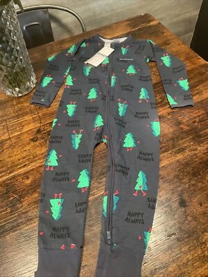 NEW Baby Bonds Christmas Tree Zippy Wondersuit . Sz 3. Lovely Item
